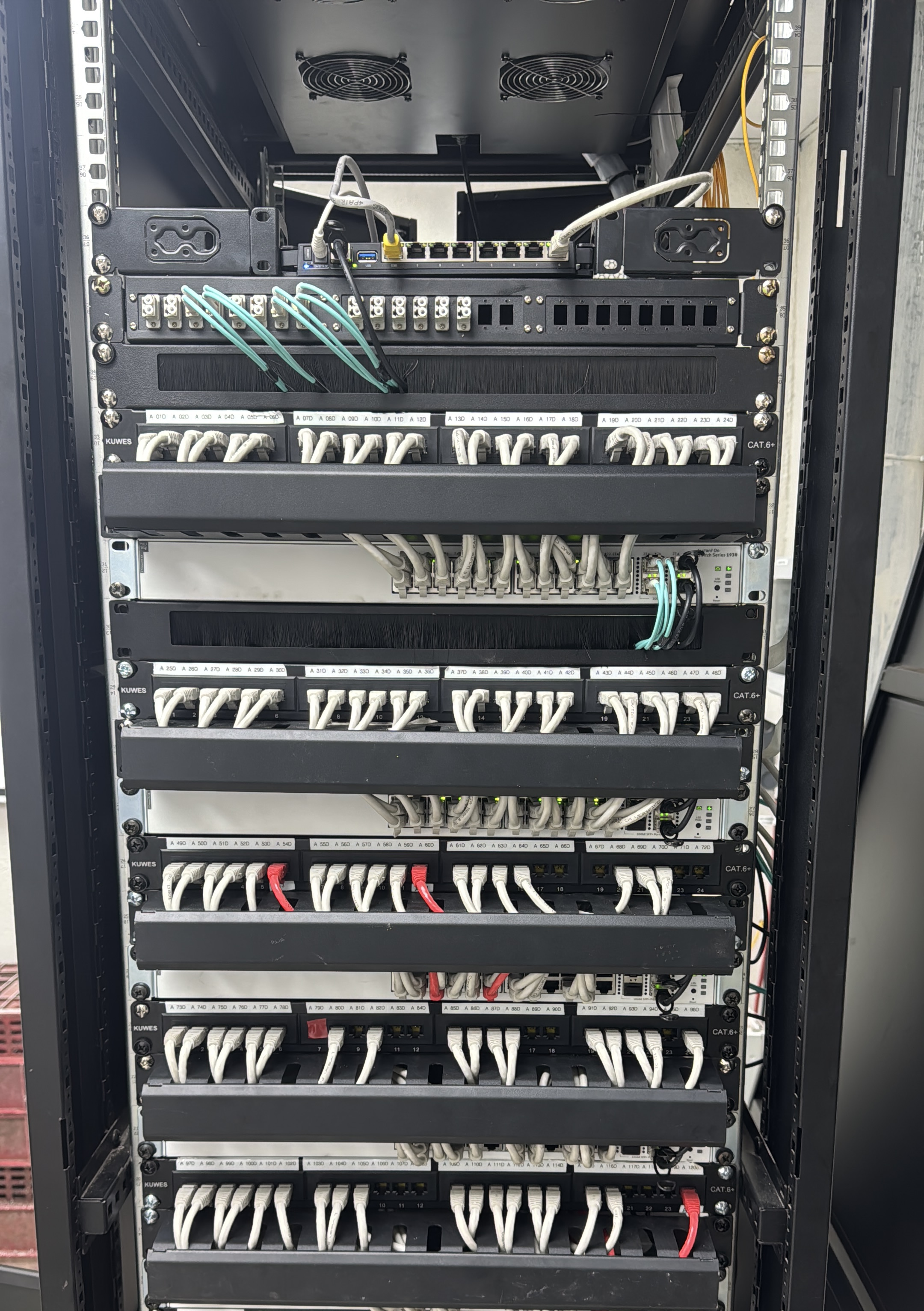Fresh LAN structured cabling installation by NITS